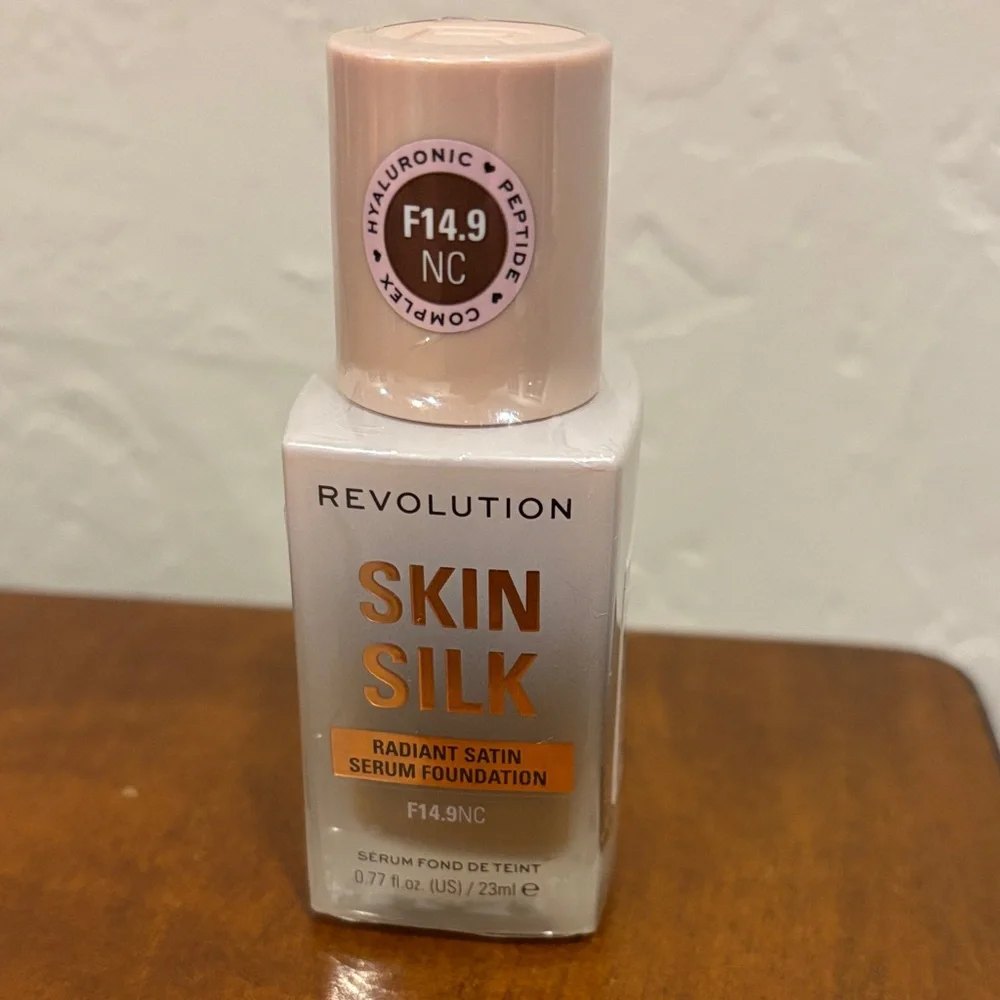 Revolution Skin Silk Foundation, E.L.F Foundation with Eyeshadow‎ Palette